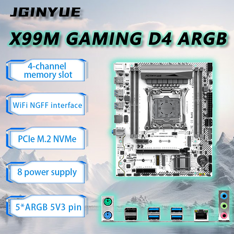 Ecc Ram Server - Carte mère JGINYUE X99 LGA2011-3 M-ATX
