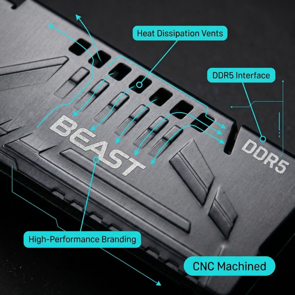 TISHRIC 10 pièces Radiateur de - Ddr4 Desktop Ram avis et prix