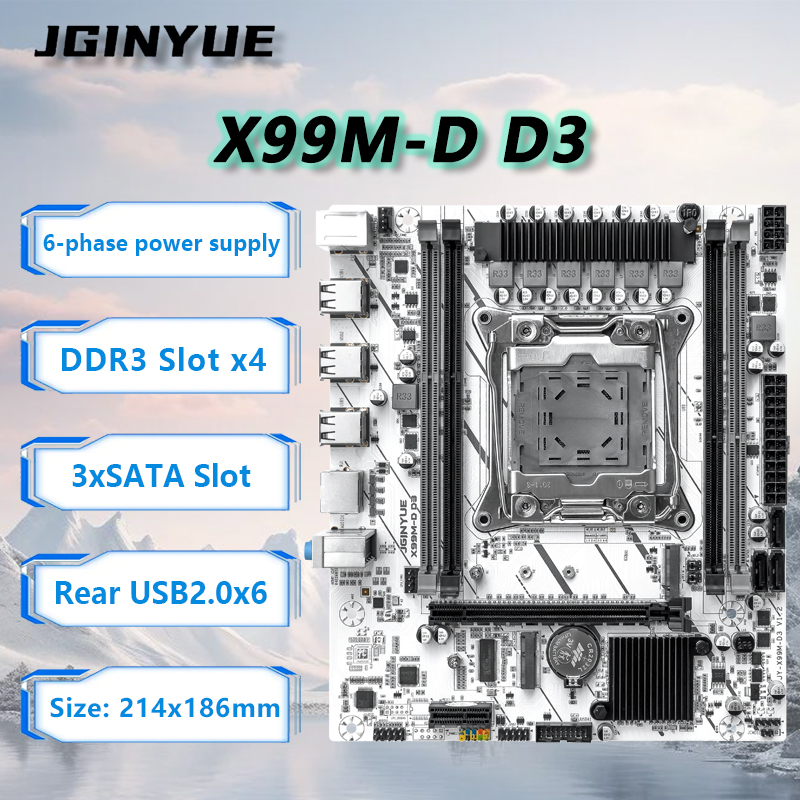 Carte mère JGINYUE X99 LGA2011 - Ecc Ram Server avis et prix